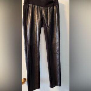 Danier Black Leather Pants